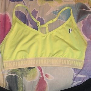 PINK SPORTS BRA
